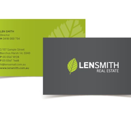 Len Smith Business Card Quality Branding