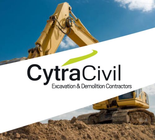 Excavation and demolition logo design project by Squaredots