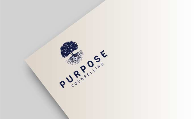 Purpose Counselling Logo Design Melbourne Graphic Design & Brand Design Agency