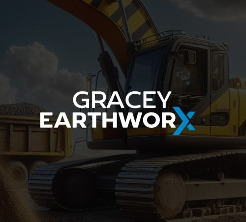 gracey earthworx logo design