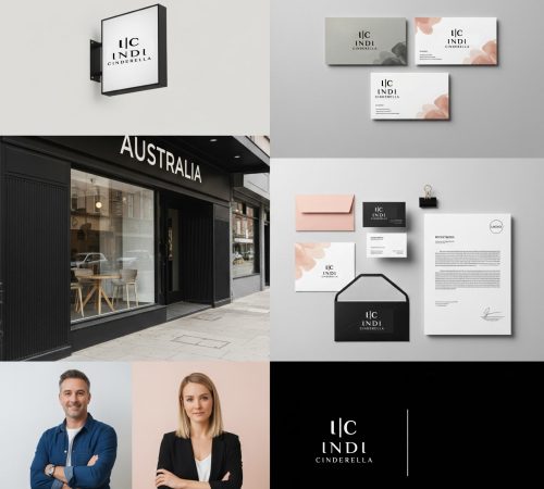 Indi Cinderella Packaging Design Label for Candle