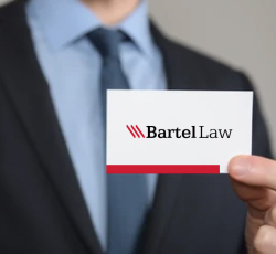 Bartel Law business branding business card client Melbourne